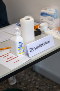 Umfangreiches Hygienekonzept (Foto: Robert Baumgart CDU Wittenberg)