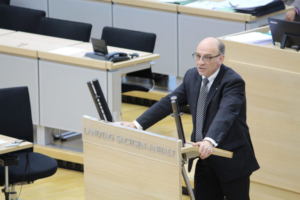 Siegfried Borgwardt im Landtag
