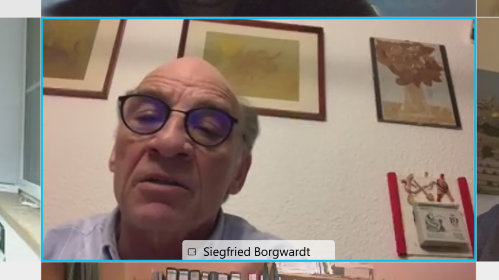 Siegfried Borgwardt im Gespräch